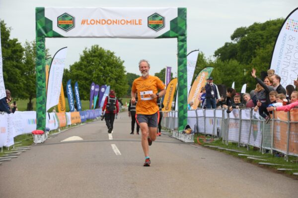 2D gantry at the London 10 mile race