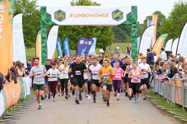 2D gantry at the London 10 mile race